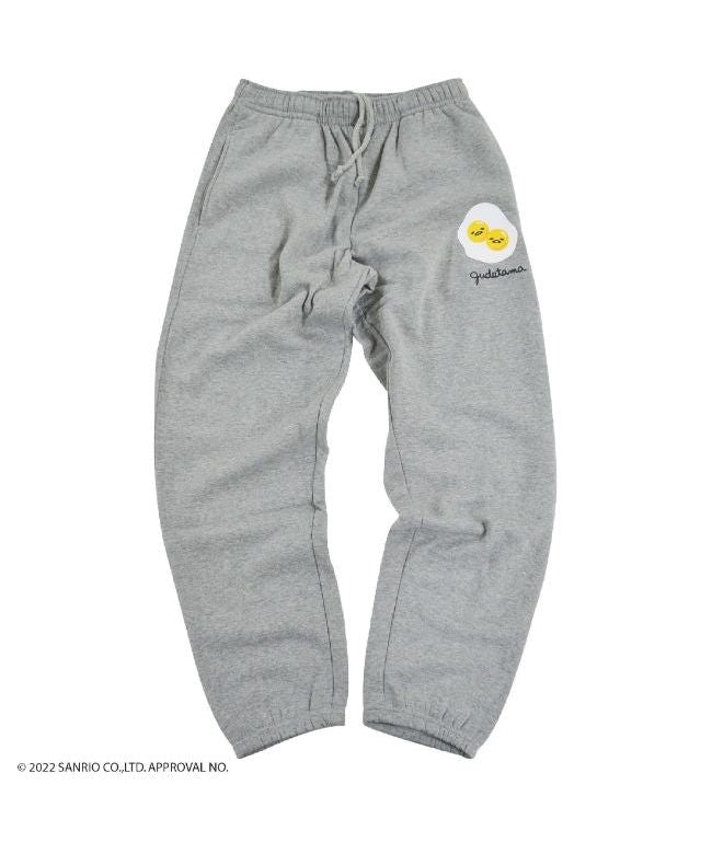 Sanrio Gudetama Sweatpants Fleece Lined Men's Women's Loungewear Roomwear Sweat Pajamas