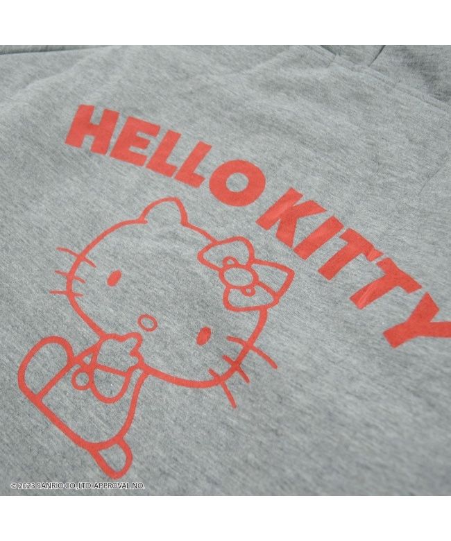 Sanrio Hello Kitty Kitty Sanrio Outer Parka Long Length Long Sleeve Print Embroidery sanrio