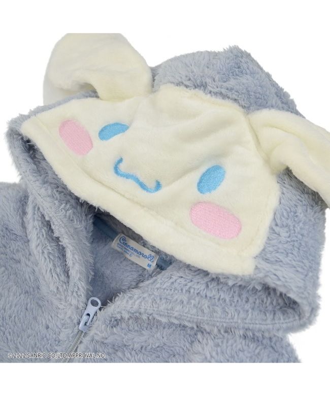 三麗鷗 Sanrio Cinnamonroll 三麗鷗 連帽衫 毛絨 角色扮演 刺繡 sanrio M L LL
