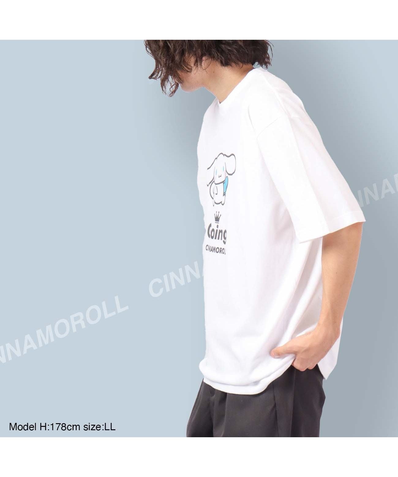 サンリオ Sanrio シナモロール Tシャツ ストリート サンリオ 半袖 M L LL  キャラクターズ