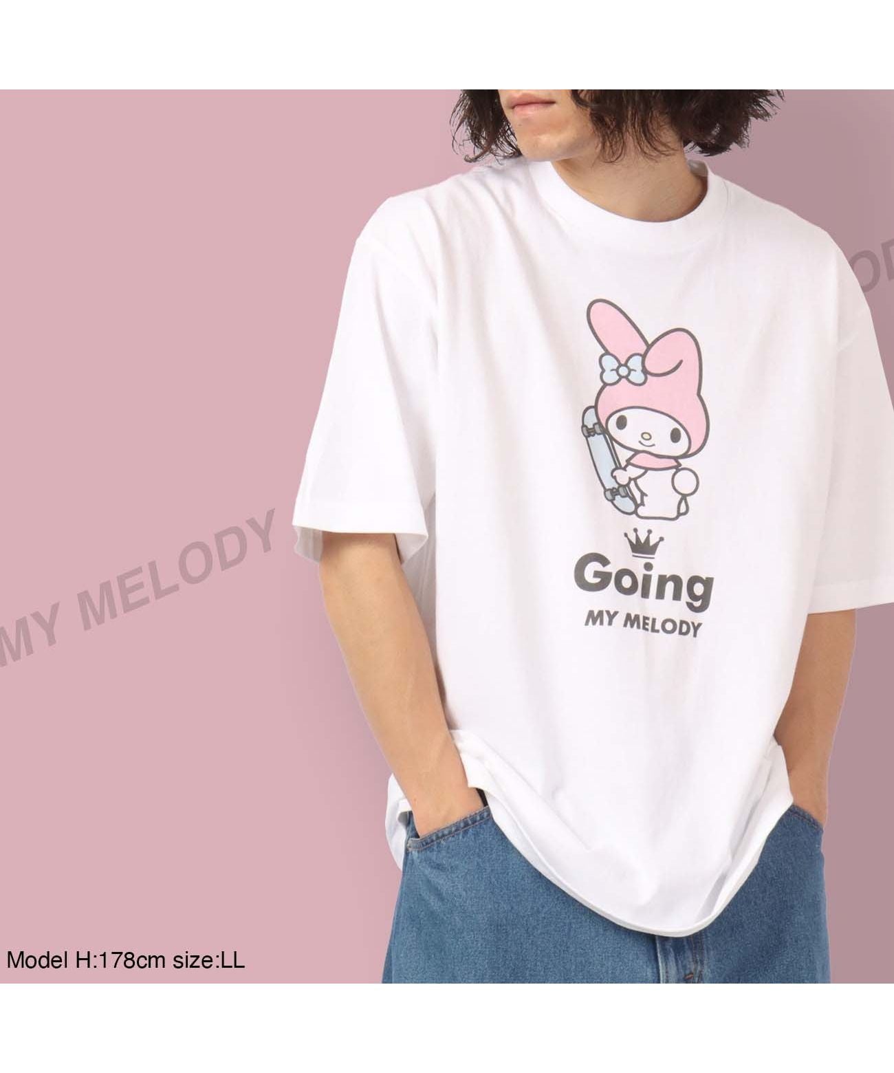 Sanrio My Melody T-shirt Street Sanrio Short Sleeve M L LL Characters
