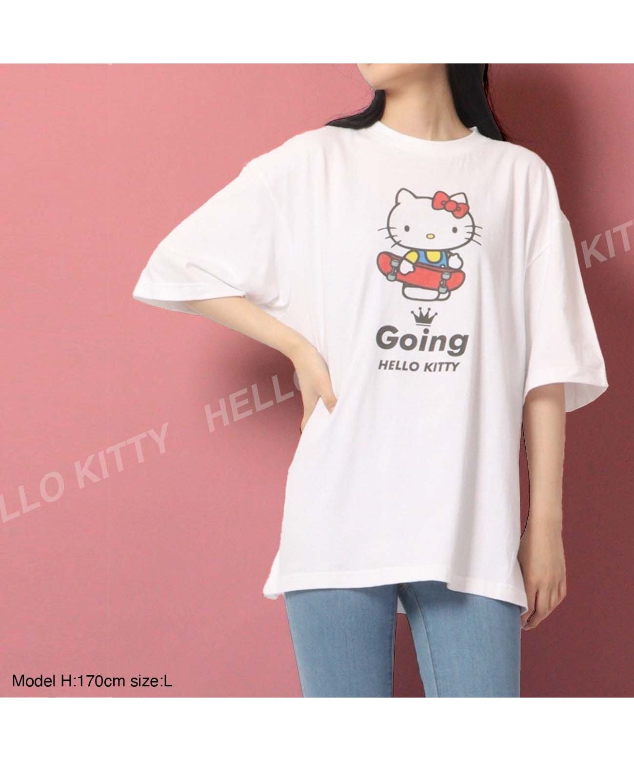 Sanrio Hello Kitty T-shirt Street Sanrio Short Sleeve M L LL Characters