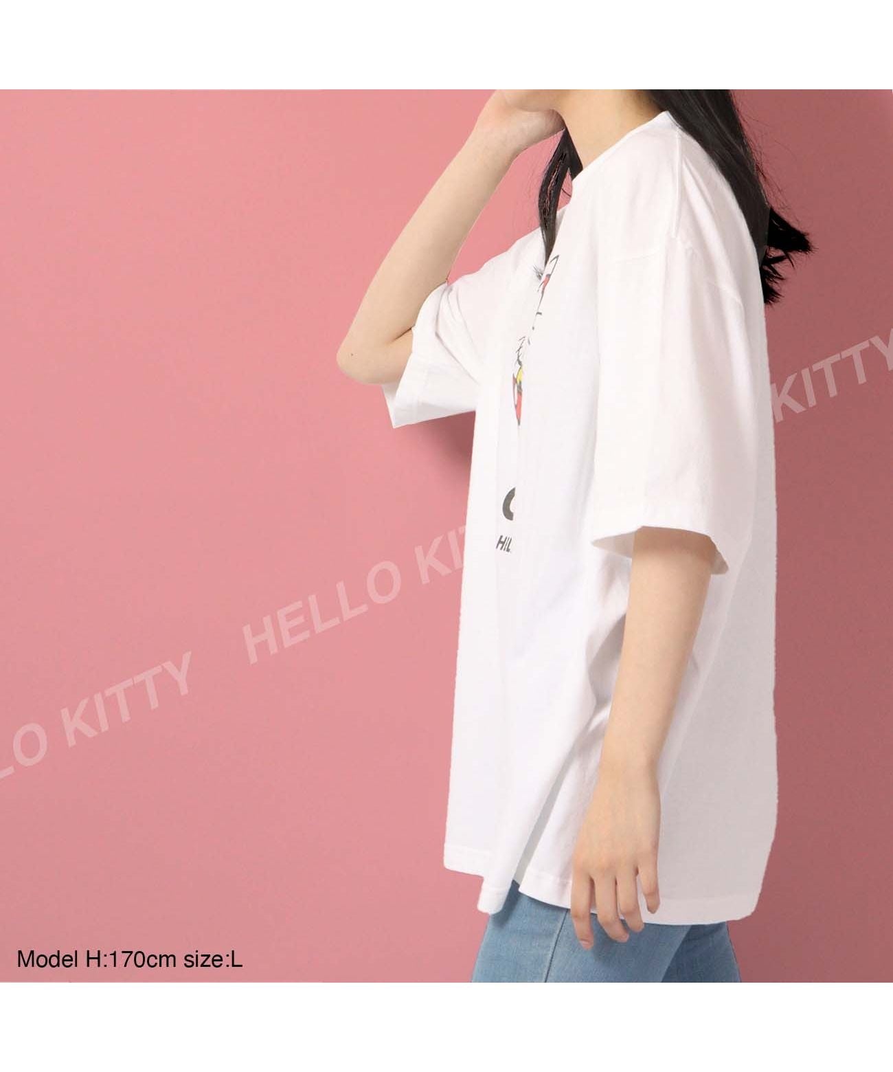 Sanrio Hello Kitty T-shirt Street Sanrio Short Sleeve M L LL Characters