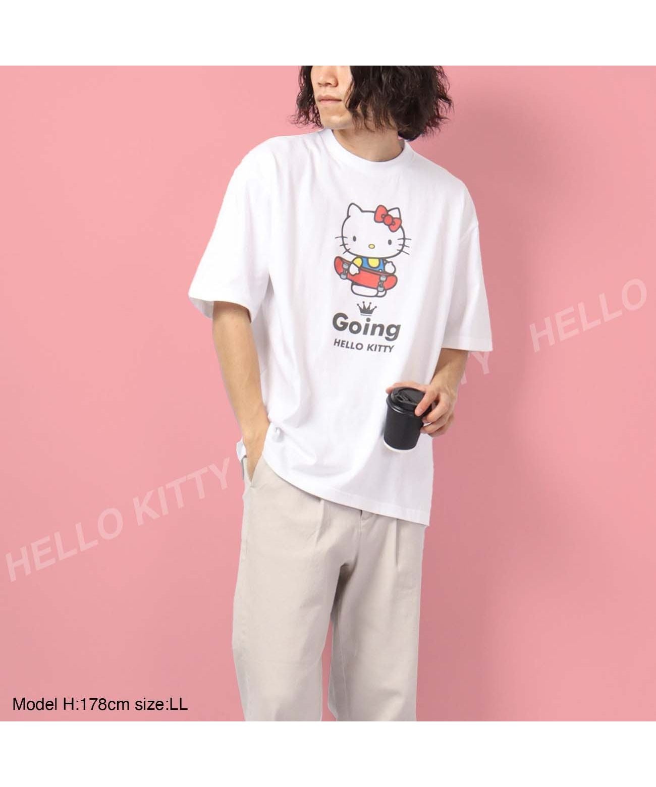 Sanrio Hello Kitty T-shirt Street Sanrio Short Sleeve M L LL Characters