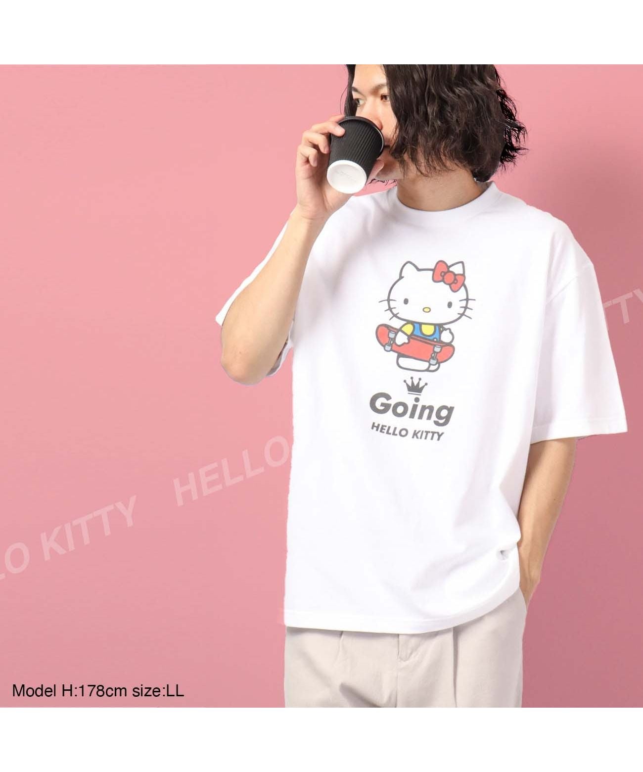 Sanrio Hello Kitty T-shirt Street Sanrio Short Sleeve M L LL Characters