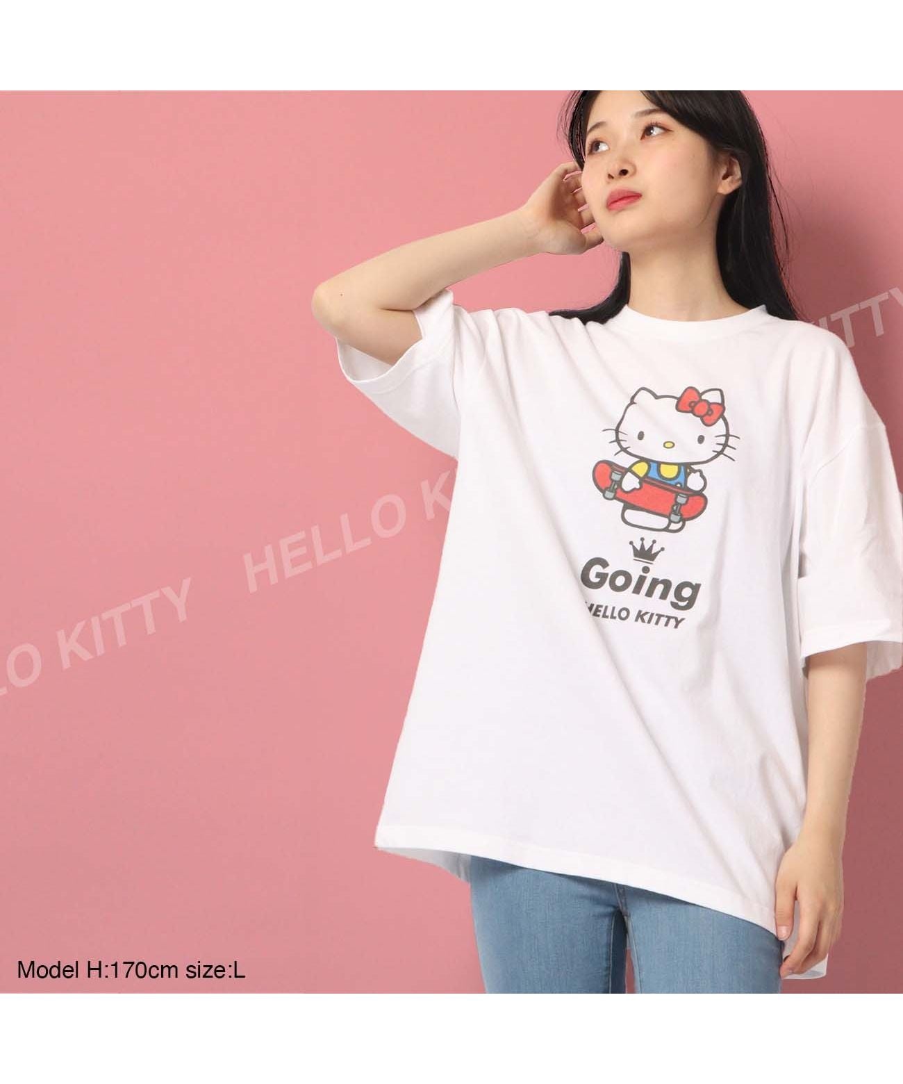 Sanrio Hello Kitty T-shirt Street Sanrio Short Sleeve M L LL Characters