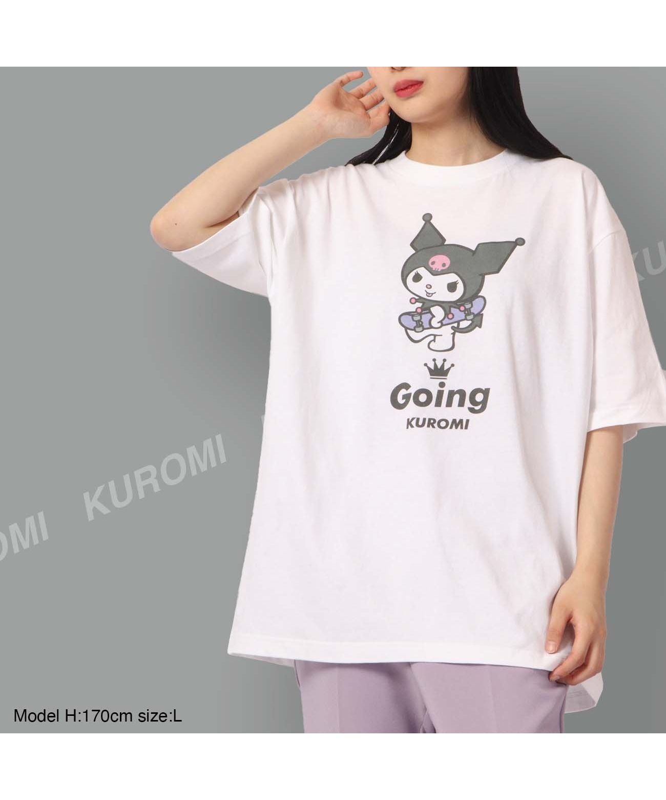 Sanrio Kuromi T-shirt Street Sanrio Short Sleeve M L LL Characters