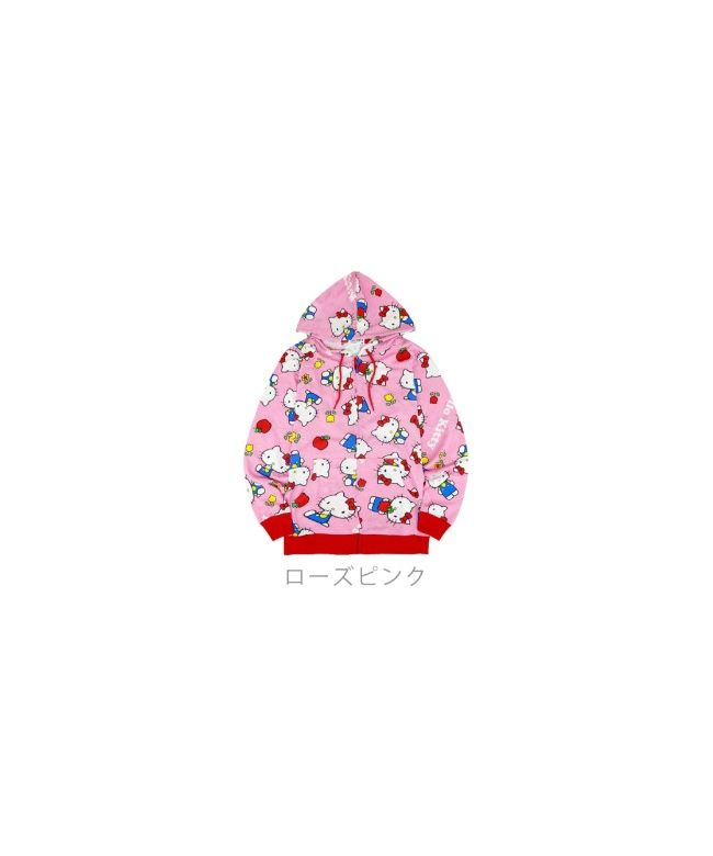 Sanrio Hello Kitty Sanrio Characters Hoodie All-Over Print Women's Men's Jersey Zip Hoodie