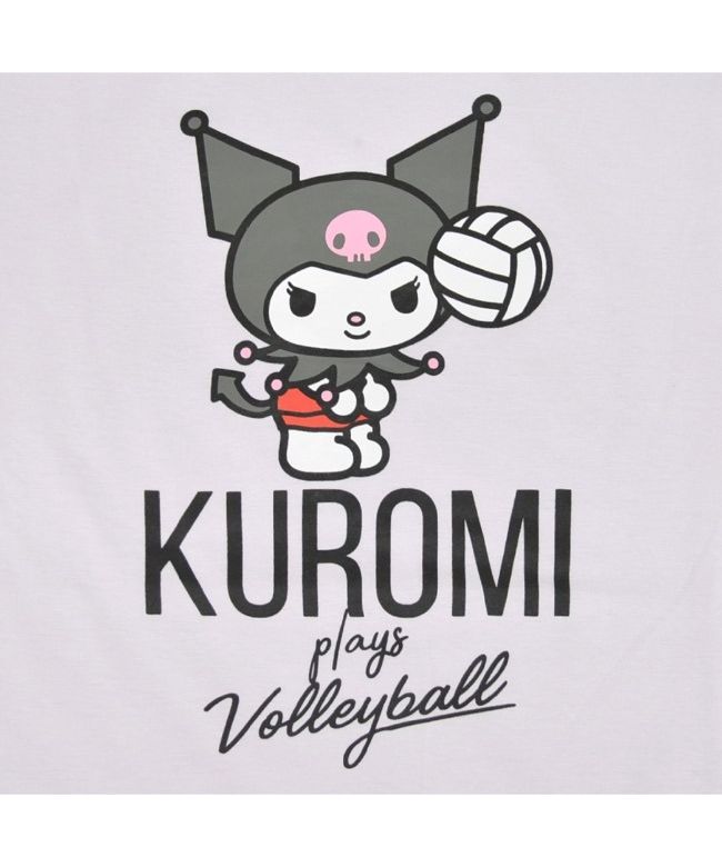 Sanrio Kuromi T-shirt Short Sleeve Print M L LL Sanrio Characters