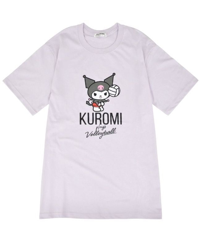 Sanrio Kuromi T-shirt Short Sleeve Print M L LL Sanrio Characters