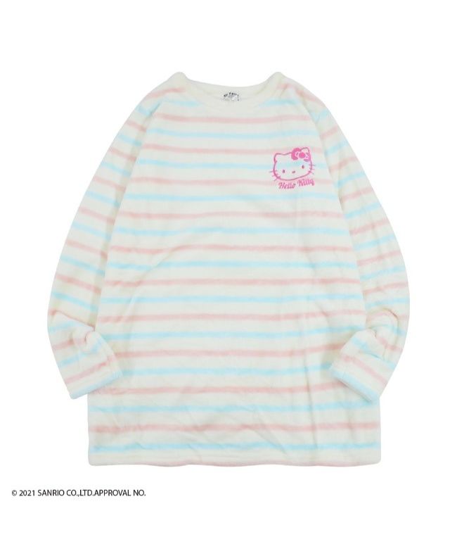 Sanrio Hello Kitty One-Piece Crew Dress Roomwear Loungewear Girls
