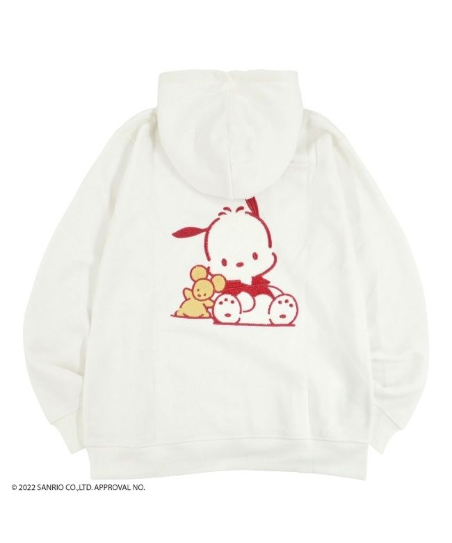 サンリオ Sanrio ポチャッコ パーカー サンリオ 長袖 刺繍 レディース メンズ