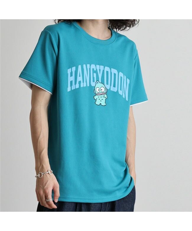 Sanrio Hangyodon T-Shirt Quick Dry Dry Short Sleeve Sanrio Characters Summer Men's Women's
