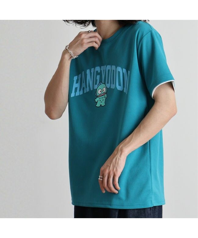 Sanrio Hangyodon T-Shirt Quick Dry Dry Short Sleeve Sanrio Characters Summer Men's Women's