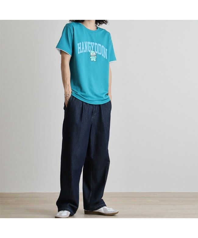 Sanrio Hangyodon T-Shirt Quick Dry Dry Short Sleeve Sanrio Characters Summer Men's Women's
