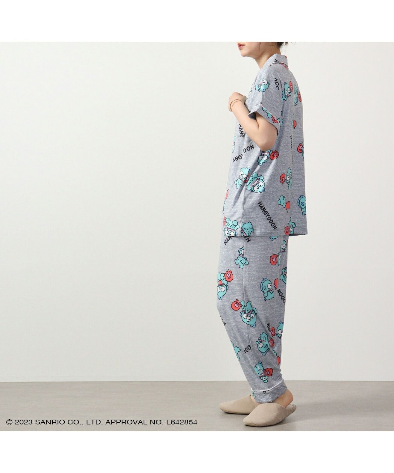 Sanrio Hangyodon Roomwear Pajama Set Spring Autumn Hangyodon Sanrio Characters