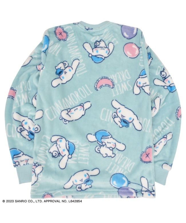 Sanrio Cinnamoroll Sanrio Characters Tops Bottoms Set Loungewear Sweat