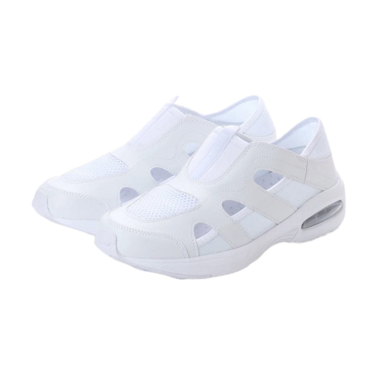 Step Luck Medical Nurse Shoes 2way Slip-on Mesh Cup Insole Turtle Sandals sl_18550