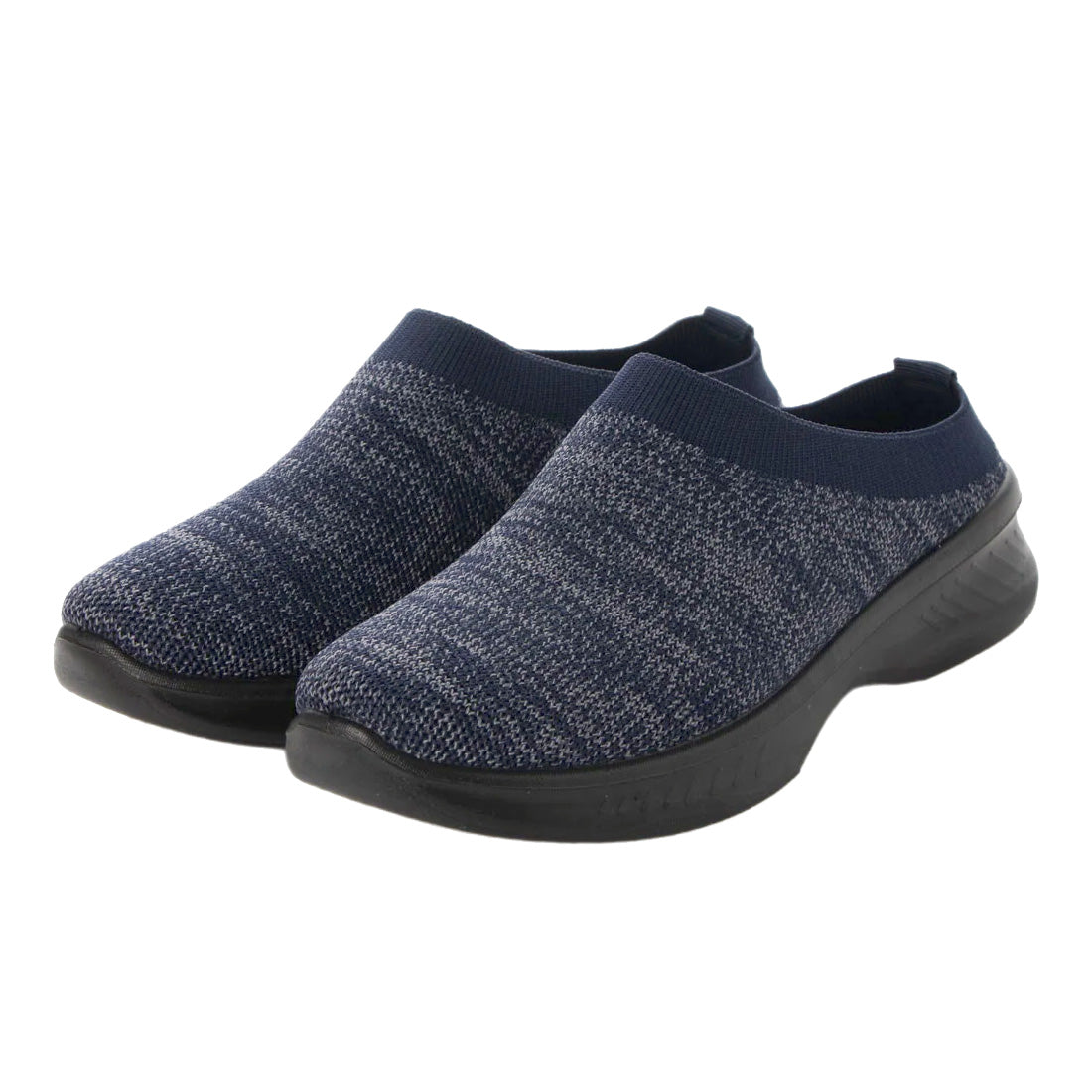 Step Luck Flyknit Sneakers, Heelless, Clog Sandals, Sneakers, Comfortable, Slip-ons, Indoor Shoes, Unisex, sl_22536