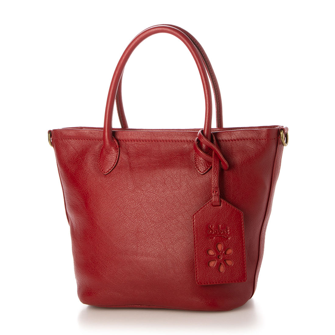 [Genuine Leather] Sabet Vegetable Tanned Leather 2-Way Shoulder Tote