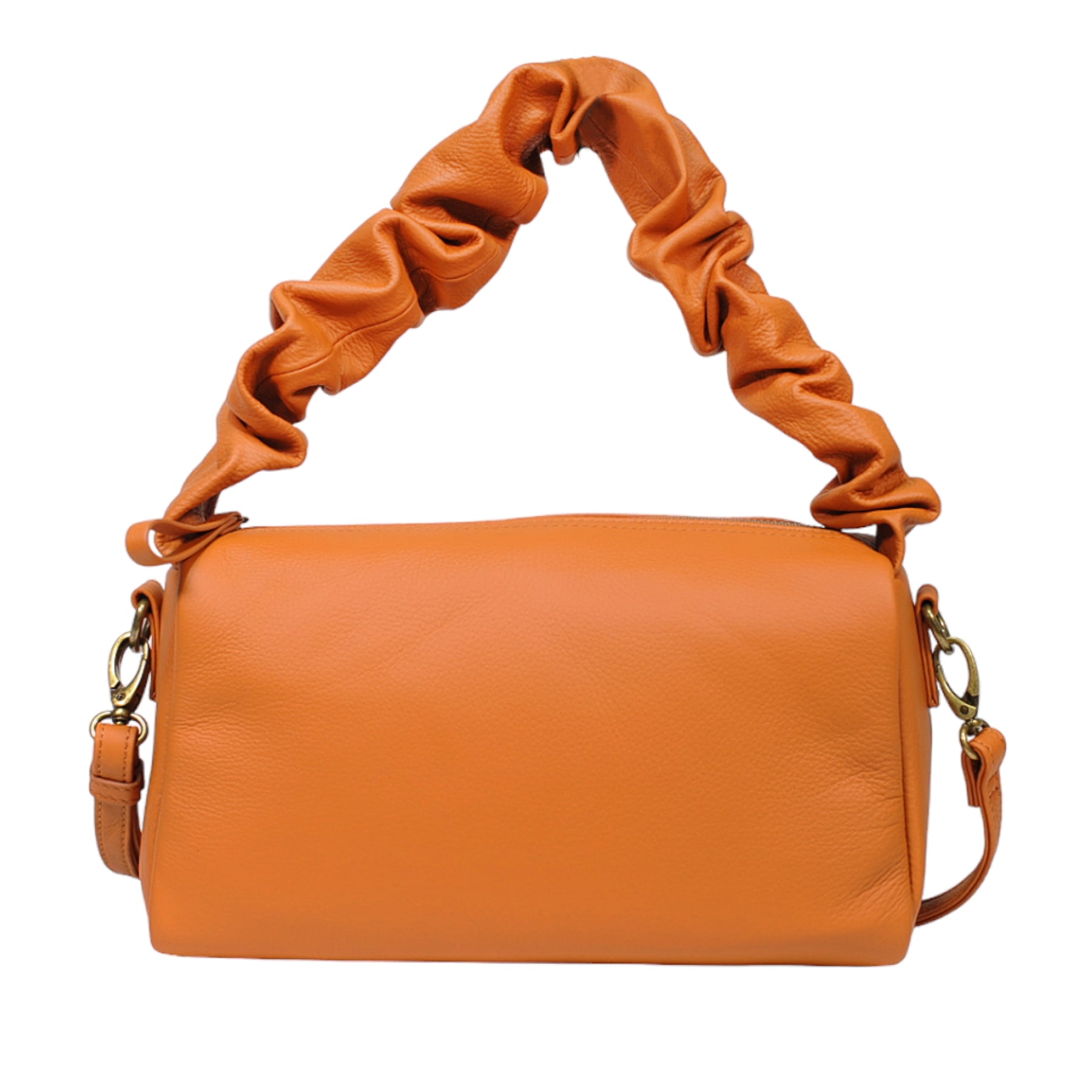 Sabet Super Soft Leather Gathered Handle Shoulder