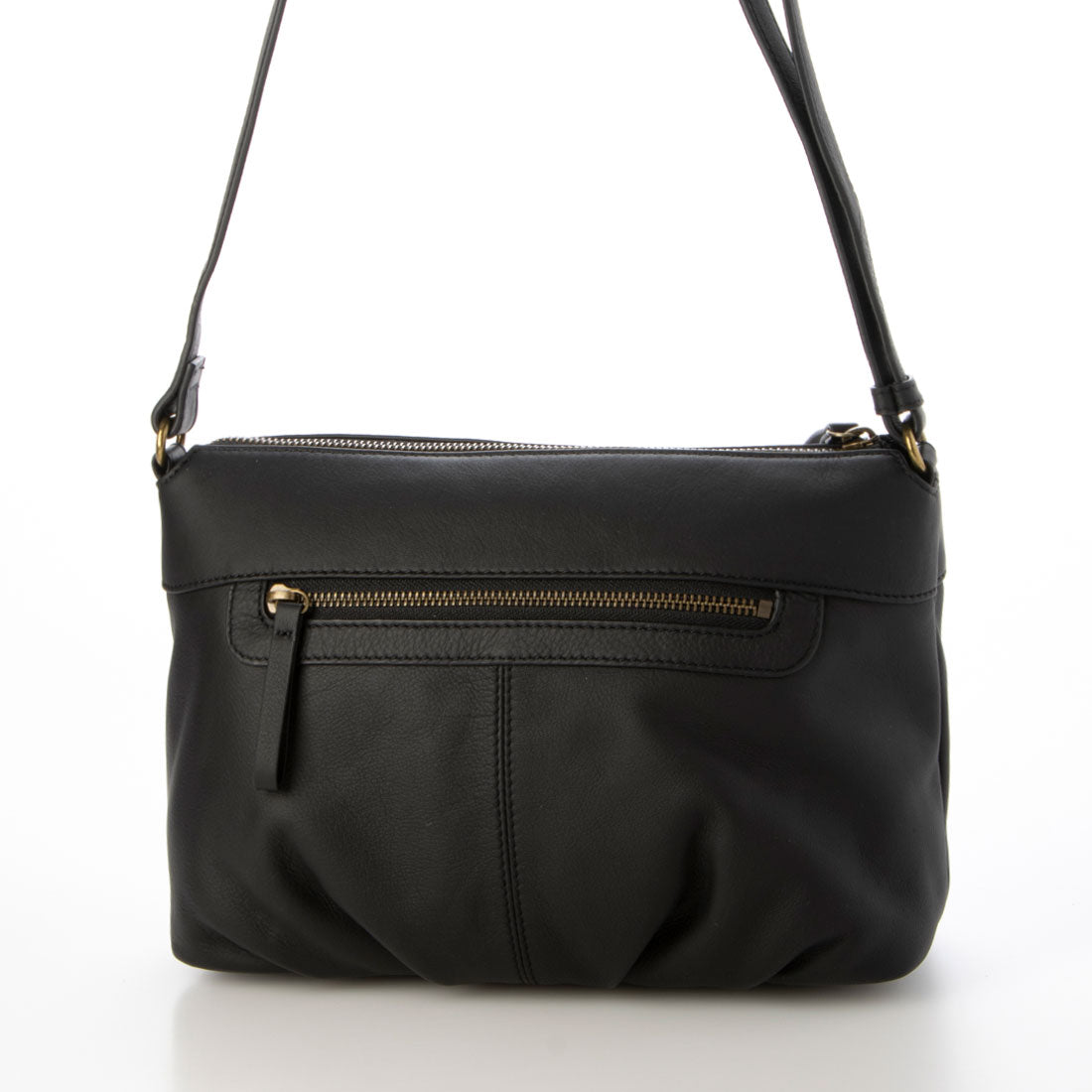 Sabet Super Soft Leather Round Bottom Tuck Shoulder