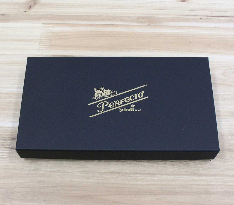 ショット Schott ONE STAR ZIP WALLET 本革 長財布 ワンスター ジップウォレット ブラック 本革 レザー 財布 サイフ 星 スタッズ メンズ ブランド （ブラック） ブラック