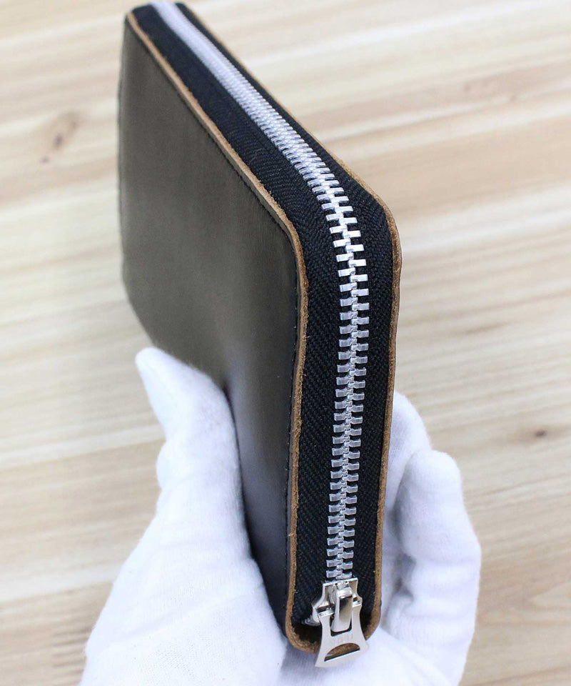 ショット Schott ONE STAR ZIP WALLET 本革 長財布 ワンスター ジップウォレット ブラック 本革 レザー 財布 サイフ 星 スタッズ メンズ ブランド （ブラック） ブラック