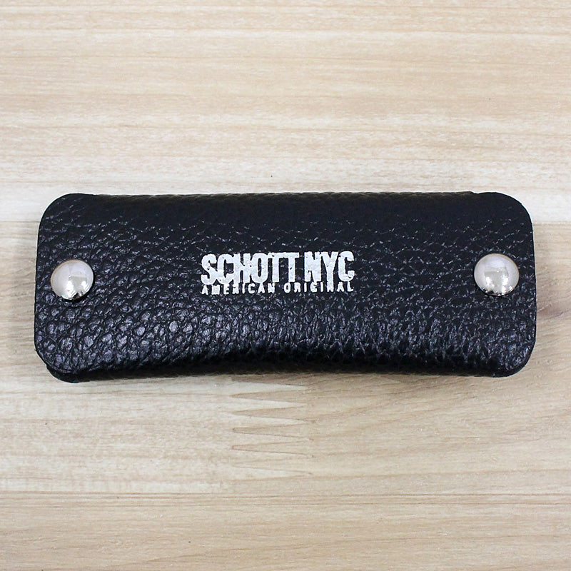 ショット Schott LEATHER KEY CASE レザーキーケース  メンズ ブランド 牛革 ファッション雑貨 アクセサリー 小物 プレゼント ギフト （ブラック） ブラック