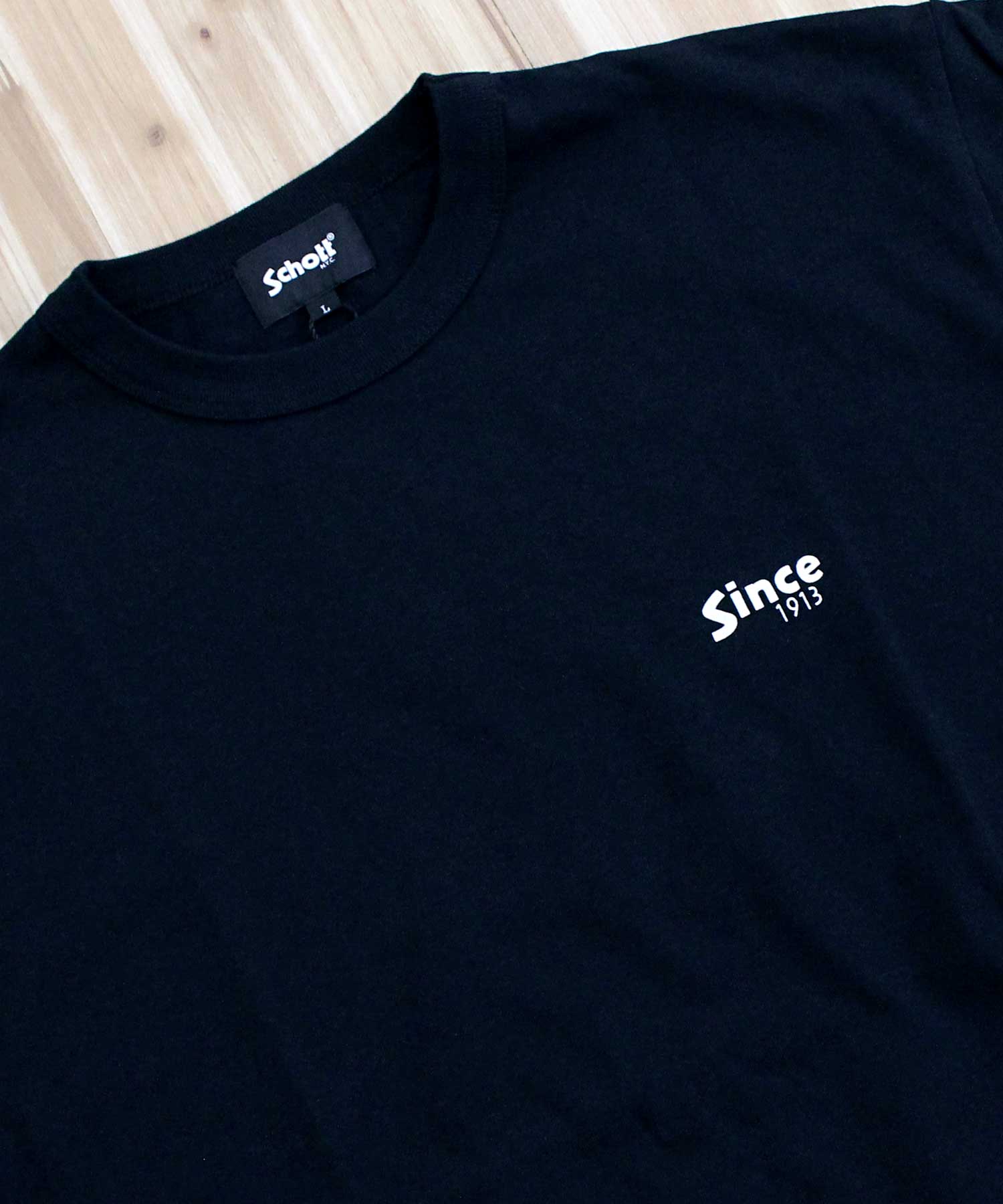 ショット Schott T-SHIRT FIREWOLF ファイアウルフ プリント 半袖 Tシャツ 綿100％ コットン トップス メンズ 人気 ブランド 春 夏 （2-ホワイト） 2-ホワイト