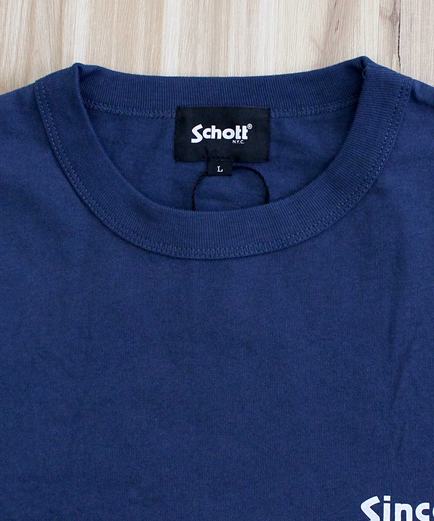 ショット Schott T-SHIRT FIREWOLF ファイアウルフ プリント 半袖 Tシャツ 綿100％ コットン トップス メンズ 人気 ブランド 春 夏 （2-ホワイト） 2-ホワイト