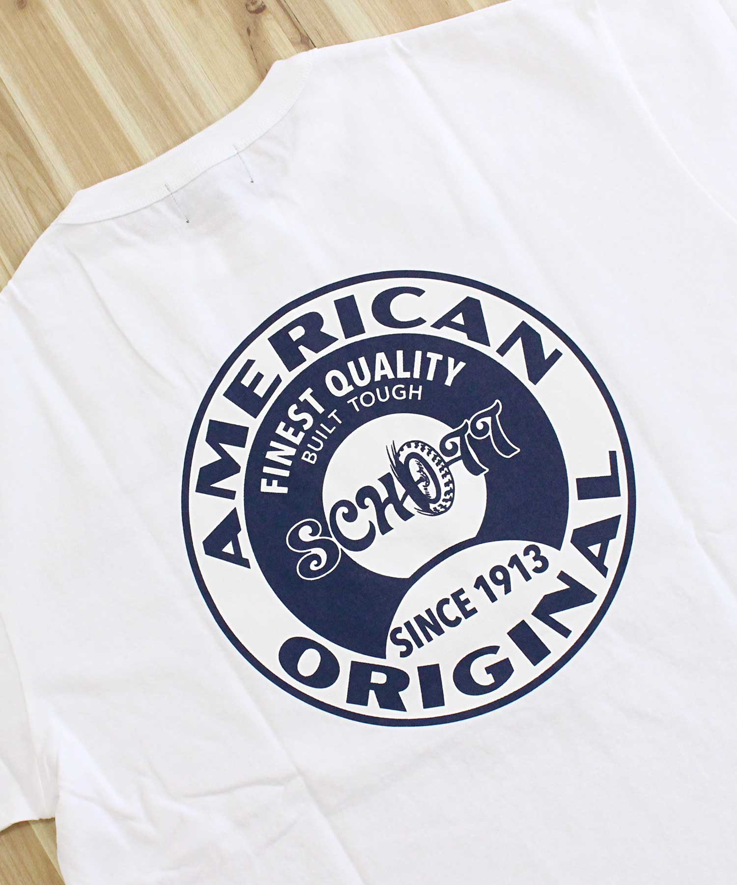 ショット Schott T-SHIRT OVALSIGN 半袖 Tシャツ オーバルサイン サークルロゴ 綿100％ コットン トップス メンズ 人気 ブランド 春 夏 （3-グレー） 3-グレー