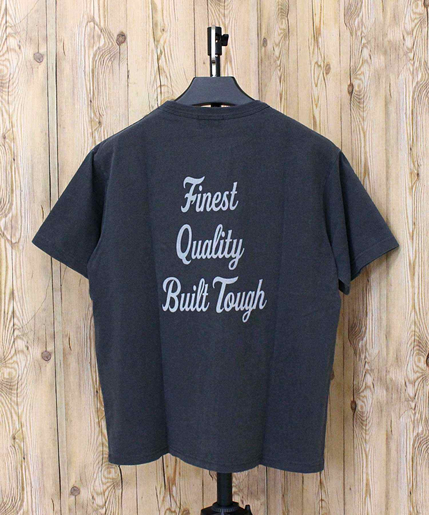 ショット Schott PIGMENT T-SHIRT FLOCKY BULLDOG ピグメント加工 フロッキーブルドッグ 半袖 Tシャツ 綿100％ コットン トップス メンズ 人気 ブランド 春 夏 （1-ブラック） 1-ブラック