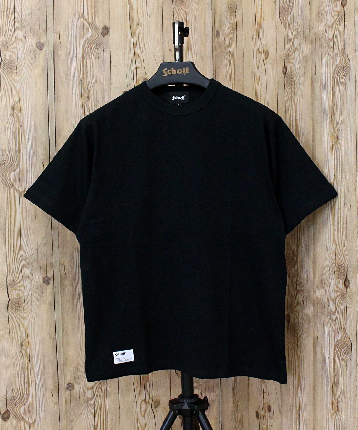 ショット Schott T-SHIRT OVAL LOGO オーバルロゴ プリント 半袖 Tシャツ 綿100％ コットン トップス メンズ 人気 ブランド 春 夏 （3-ネイビー） 3-ネイビー