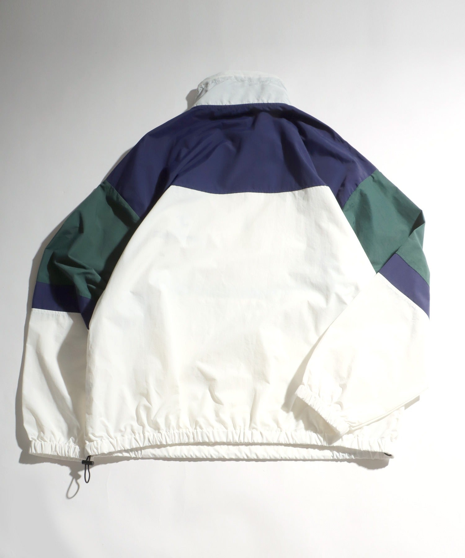 Salong hameu 【Salong hameu】 Nylon Anorak Jacket / Half-Zip Stand Neck Pullover / Light Outerwear Men's Women's Retro