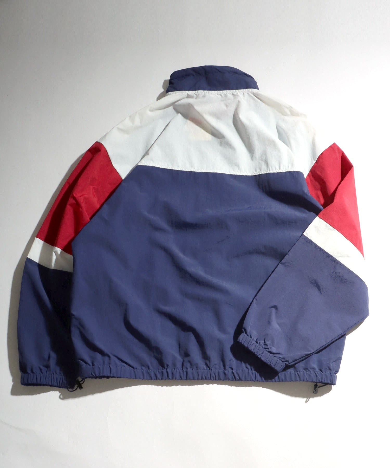 Salong hameu 【Salong hameu】 Nylon Anorak Jacket / Half-Zip Stand Neck Pullover / Light Outerwear Men's Women's Retro
