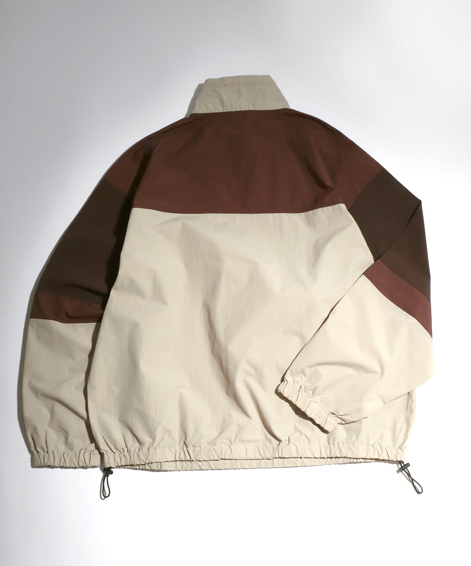 Salong hameu 【Salong hameu】 Nylon Anorak Jacket / Half-Zip Stand Neck Pullover / Light Outerwear Men's Women's Retro