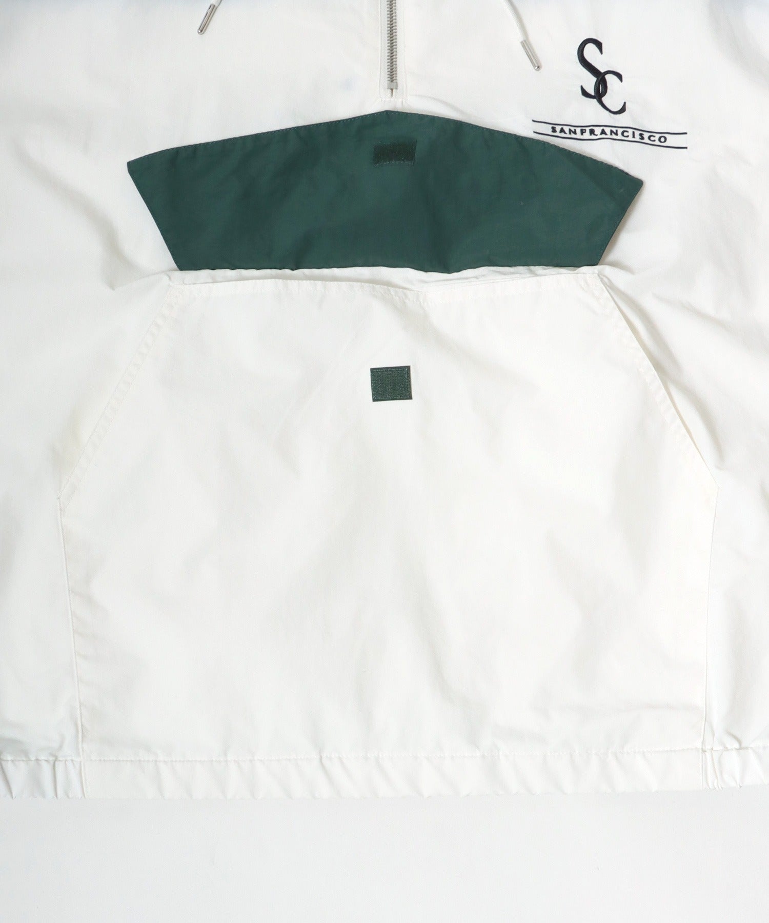 Salong hameu 【Salong hameu】 Nylon Anorak Jacket / Half-Zip Stand Neck Pullover / Light Outerwear Men's Women's Retro