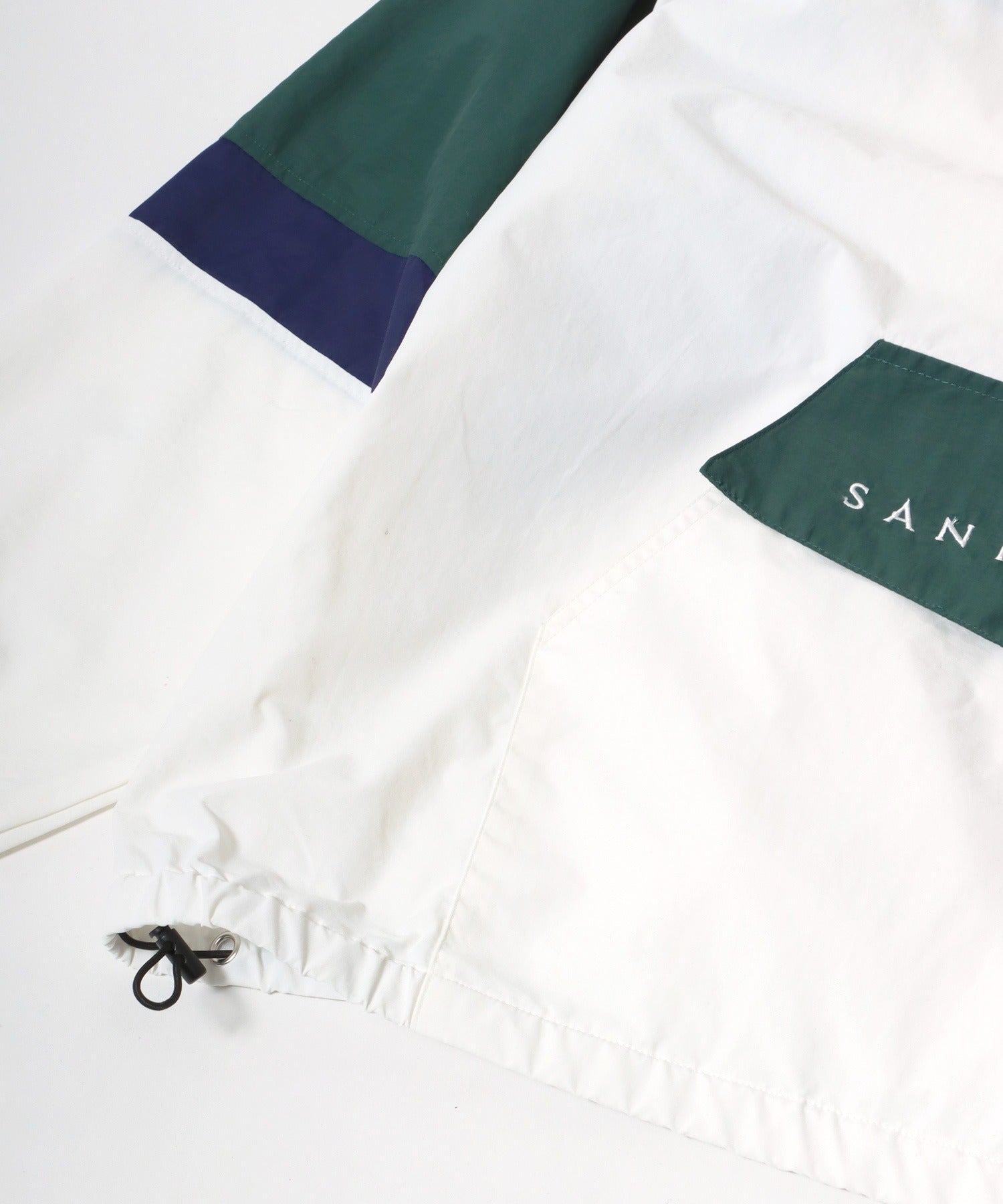 Salong hameu 【Salong hameu】 Nylon Anorak Jacket / Half-Zip Stand Neck Pullover / Light Outerwear Men's Women's Retro