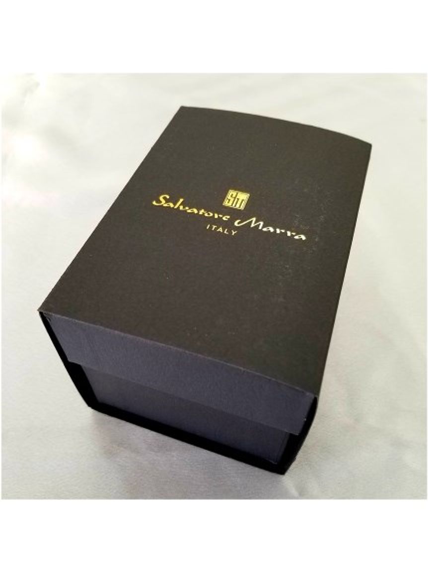 サルバトーレマーラ Salvatore Marra ダイバーズデザイン電波ソーラーウォッチ （シルバー×ブラック） シルバー×ブラック