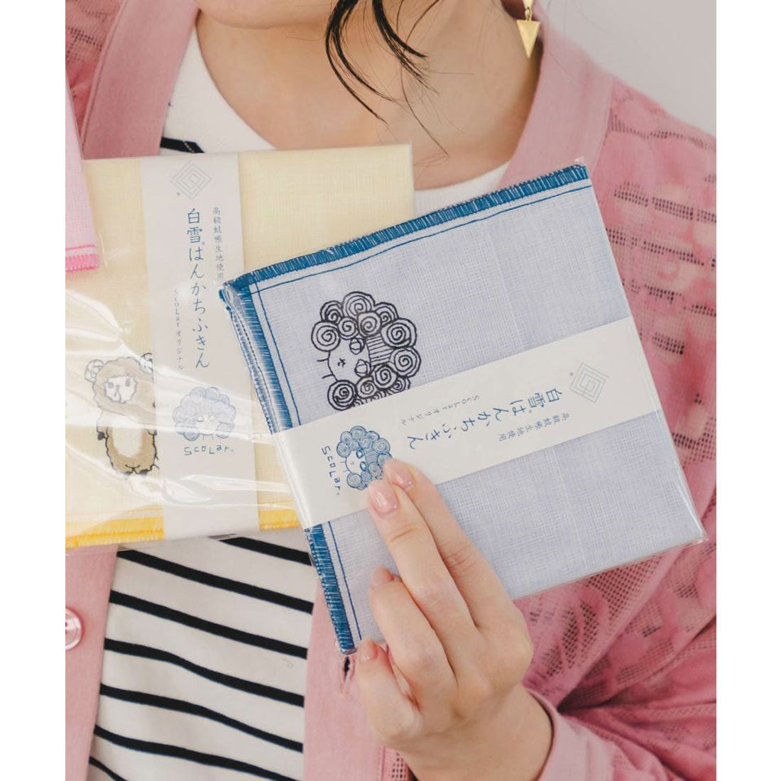 ScoLar ScoLar ScoLar Embroidered Snow White Handkerchief