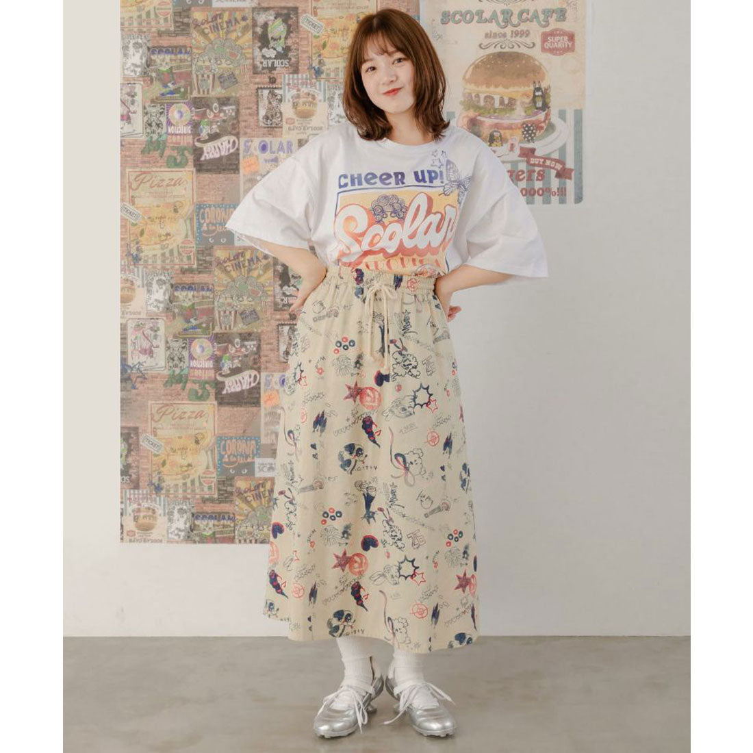 ScoLar Vintage-style Twill Skirt for Dogs and Cats