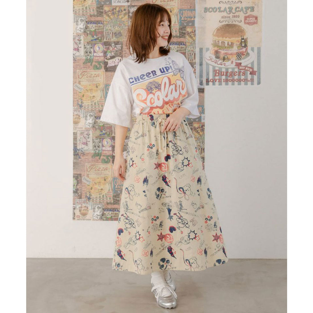 ScoLar Vintage-style Twill Skirt for Dogs and Cats