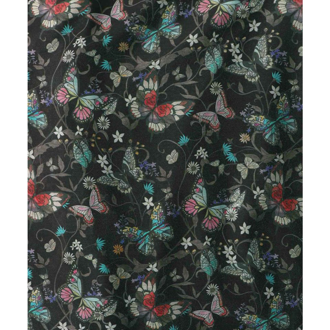 スカラー ScoLar 花蝶柄シアーパンツ