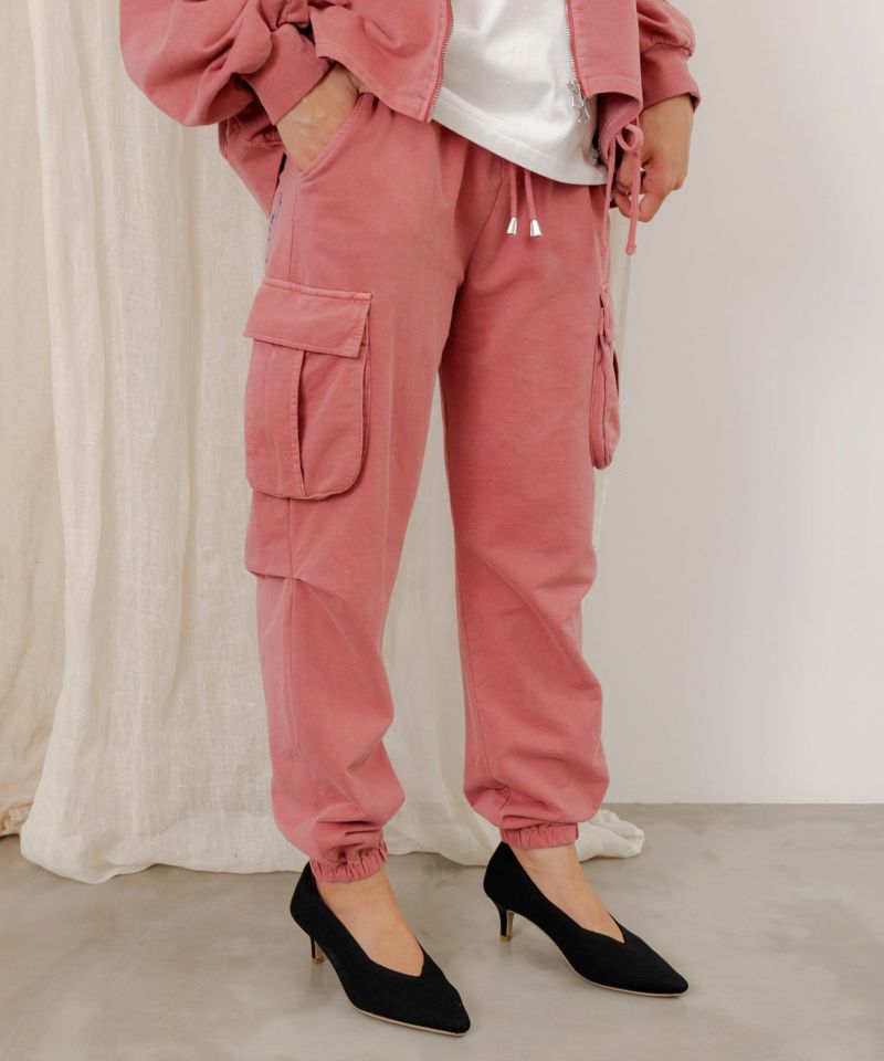 ScoLar ScoLar Embroidered Mini Fleece Cargo Pants
