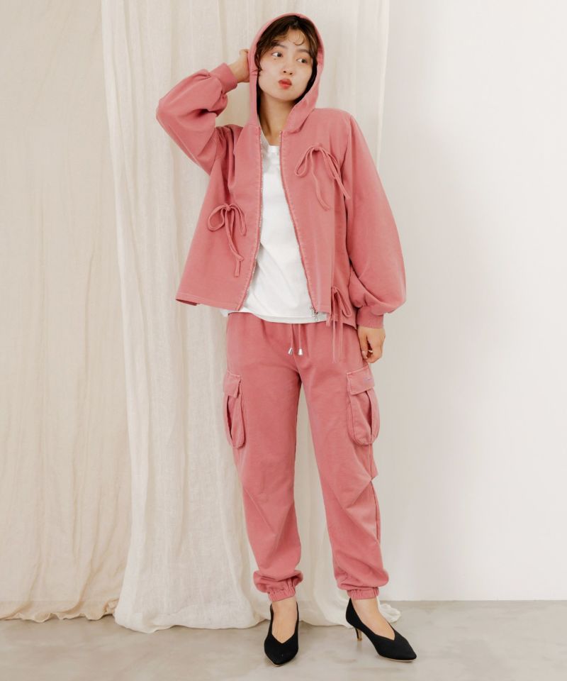 ScoLar ScoLar Embroidered Mini Fleece Cargo Pants