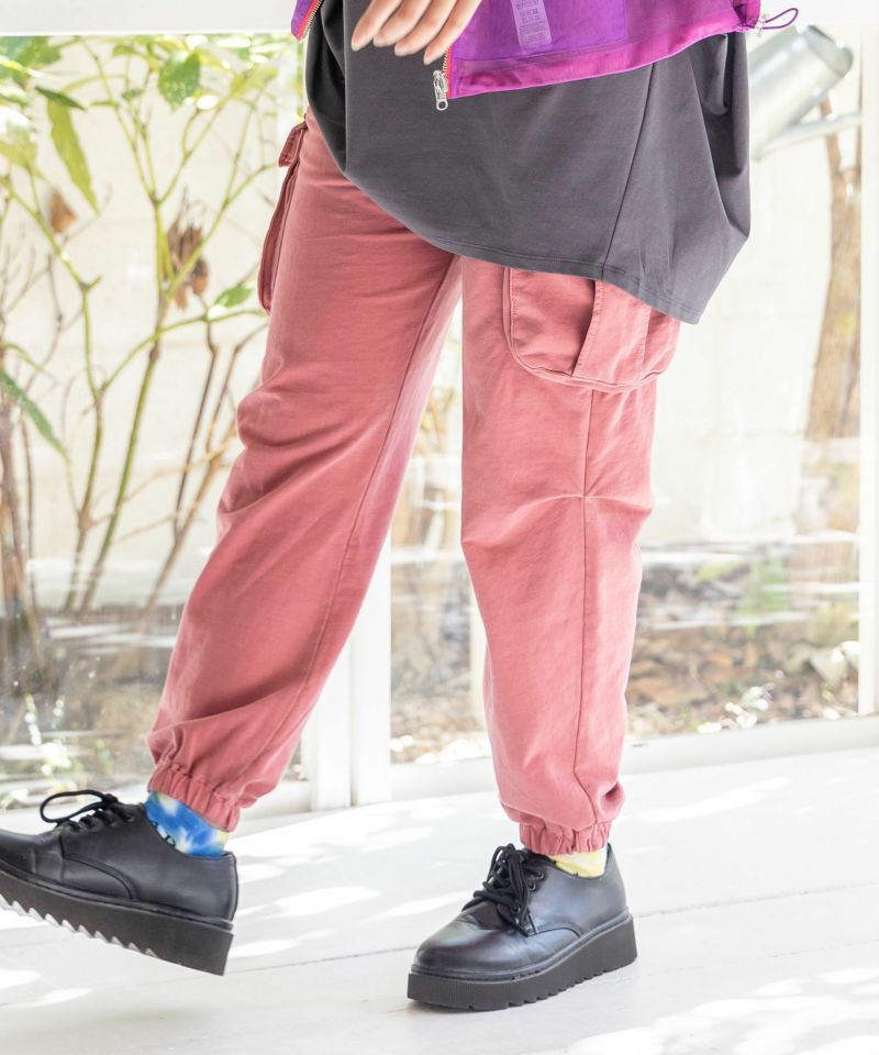 ScoLar ScoLar Embroidered Mini Fleece Cargo Pants