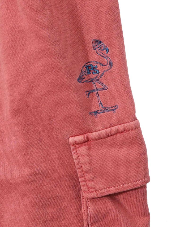 ScoLar ScoLar Embroidered Mini Fleece Cargo Pants