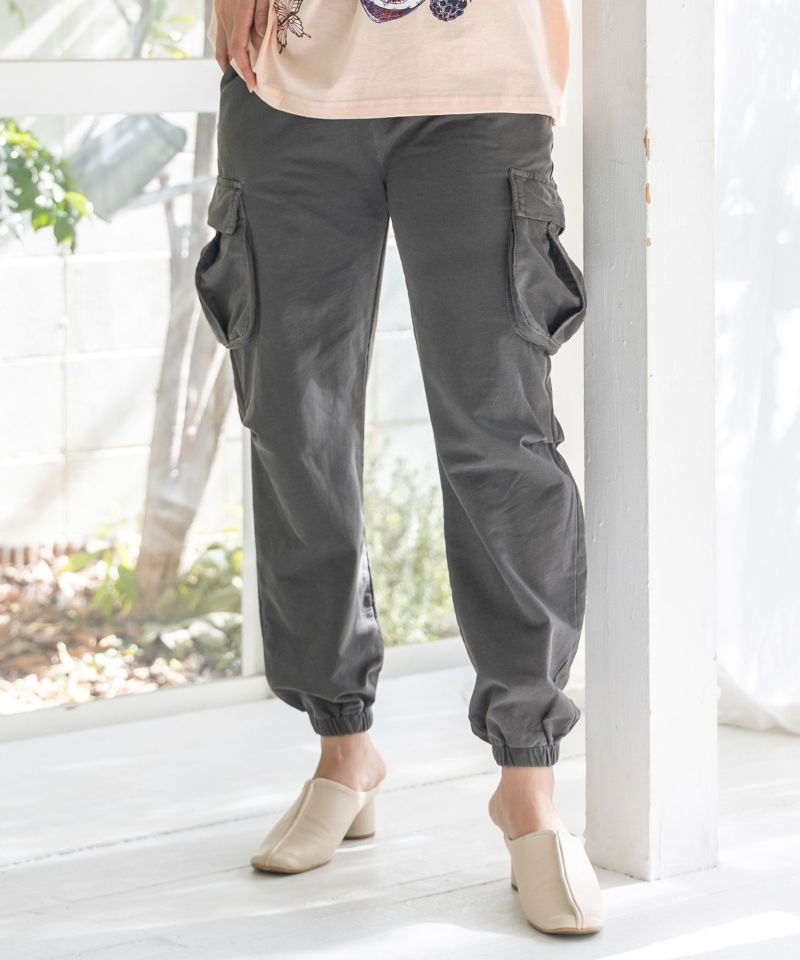 ScoLar ScoLar Embroidered Mini Fleece Cargo Pants