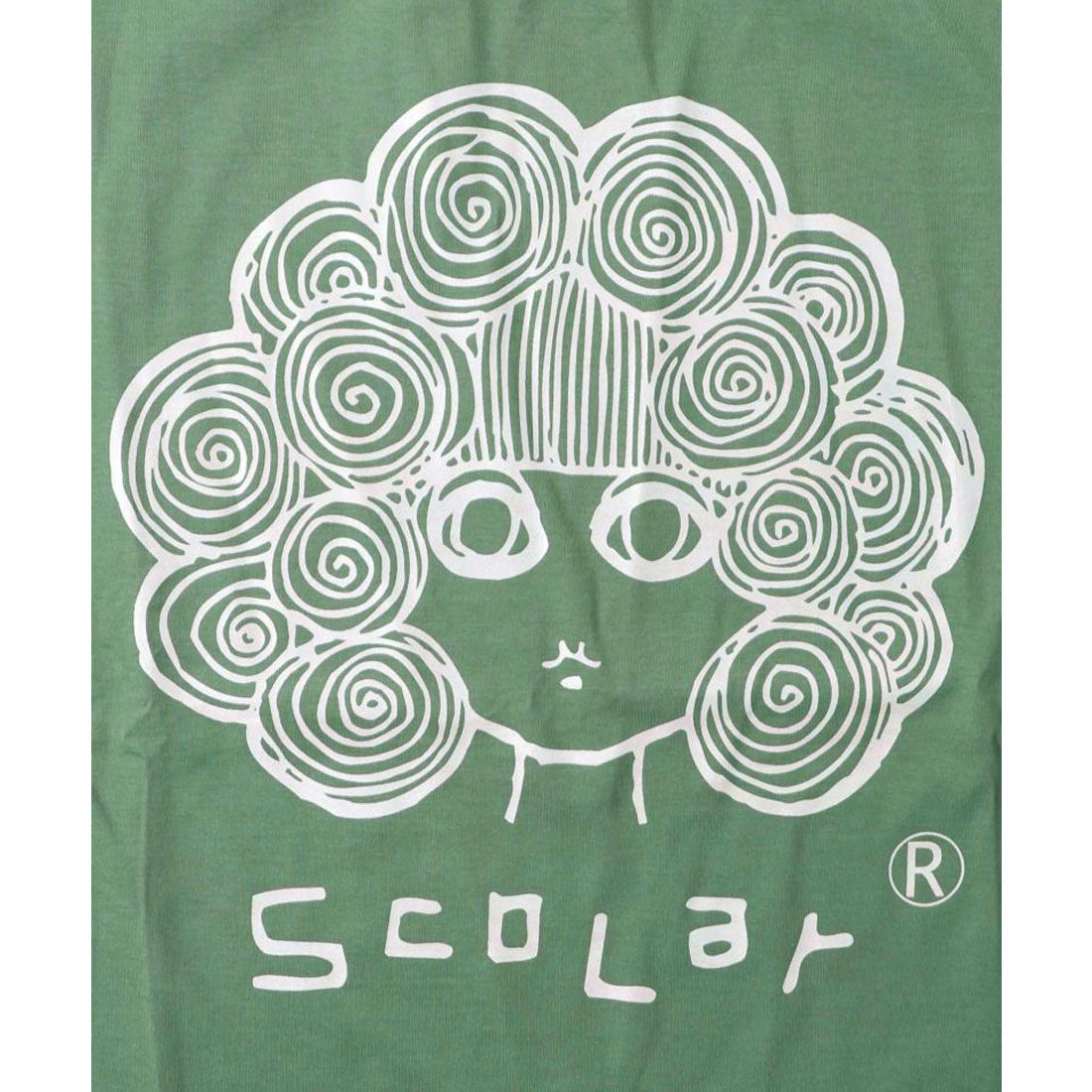 スカラー ScoLar スカラー箔プリント 接触冷感Tシャツ （グリーン） グリーン